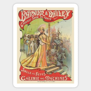 Barnum & Bailey Vintage Poster 1901 Sticker